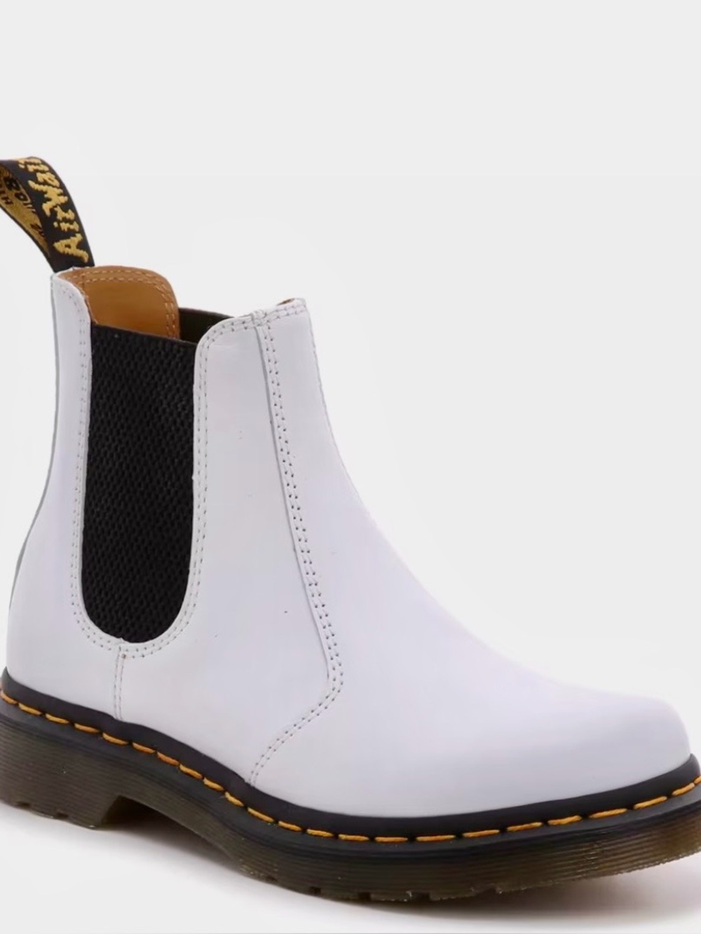 Dr. Martens White Chelsea Boots